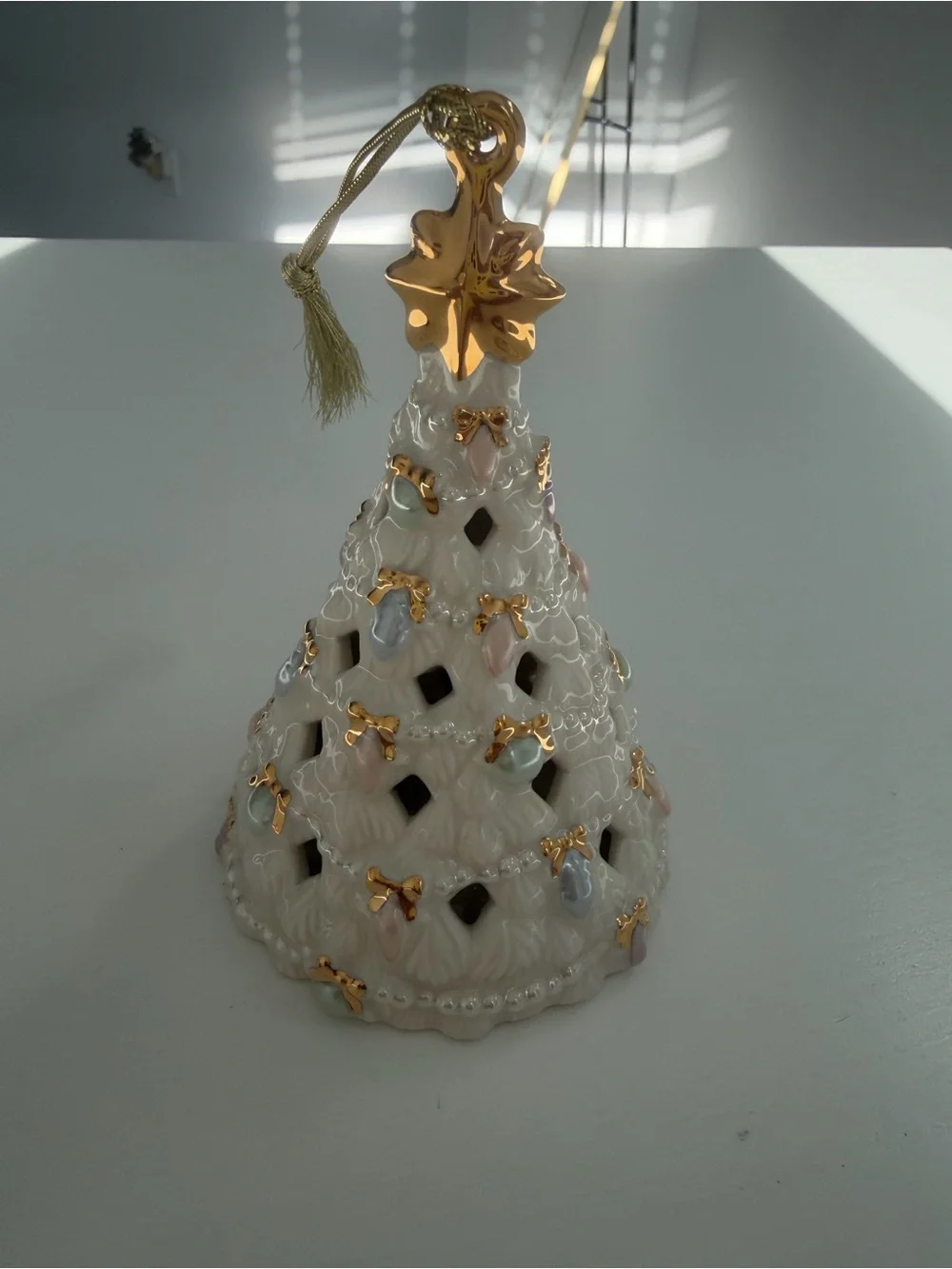 Lenox Porcelain Light-Up Christmas Tree Ornament